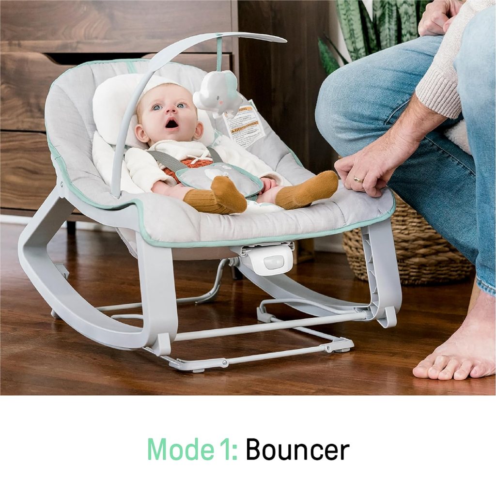 Ingenuity Keep Cozy Baby Bouncer: Bouncer Mode