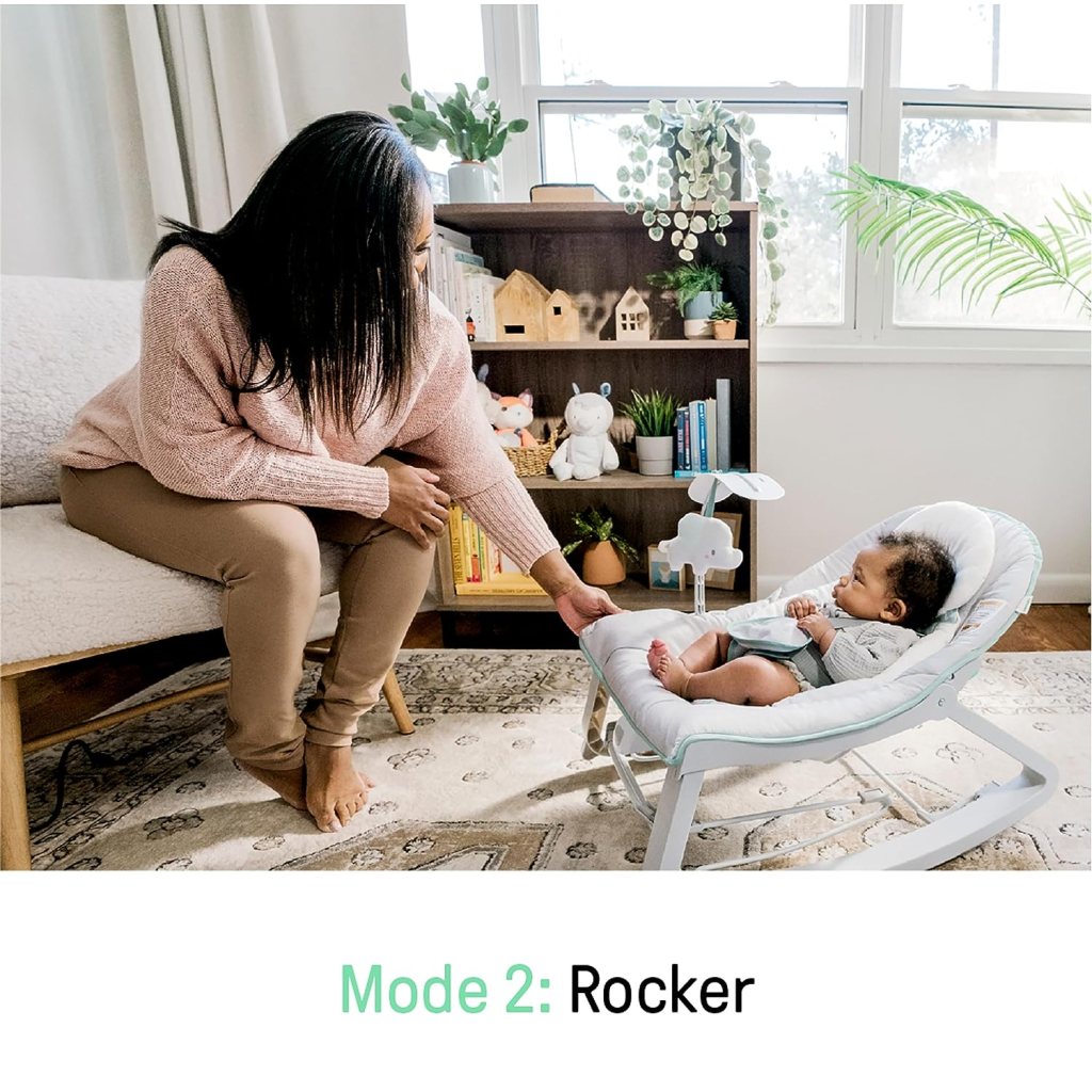 Ingenuity Keep Cozy Baby Bouncer: Rocker Mode
