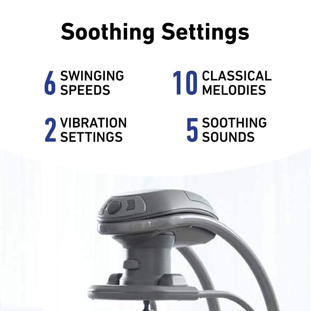 Graco DuetSoothe Swing: soothing settings