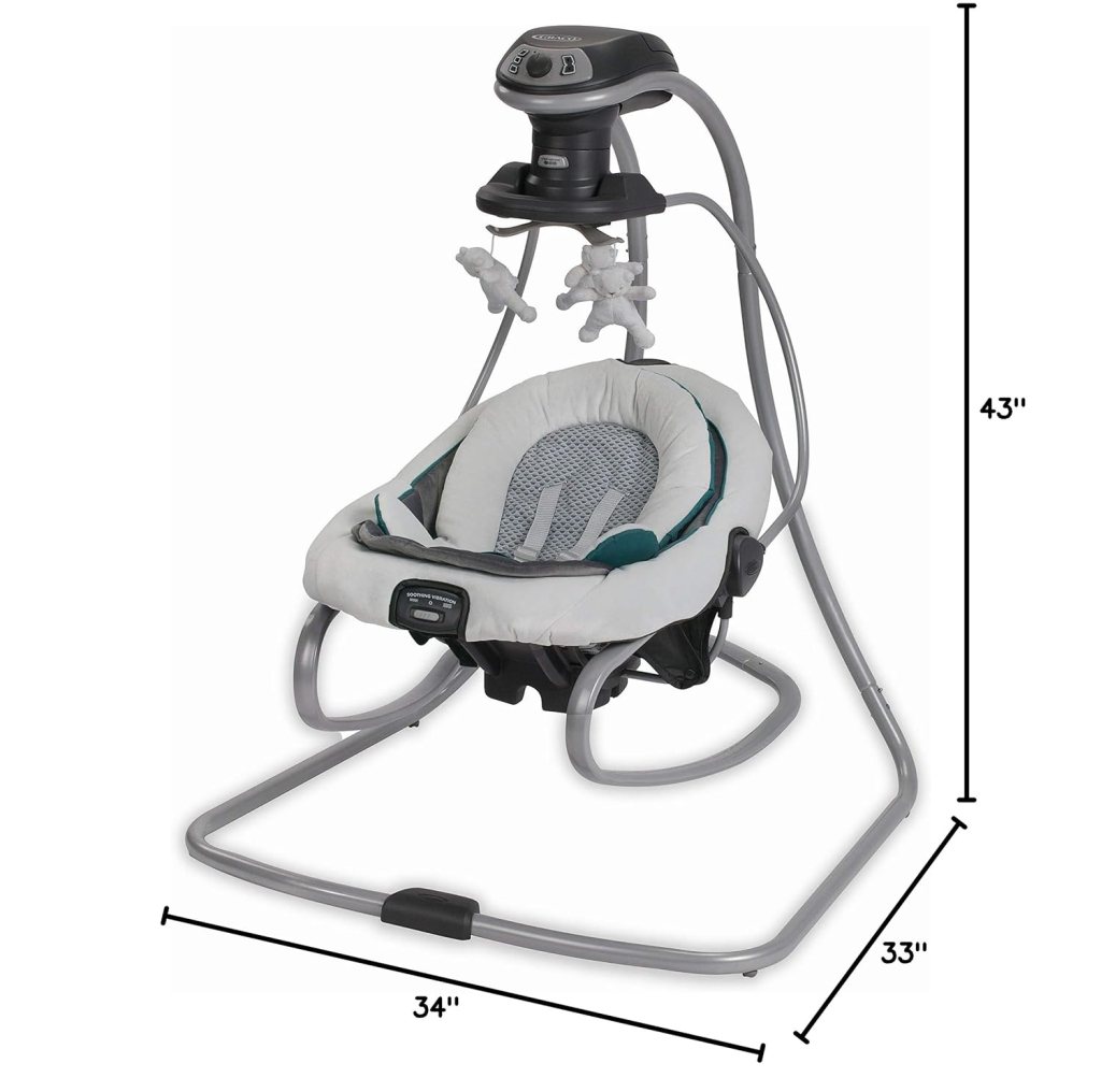 Graco DuetSoothe Swing: dimensions